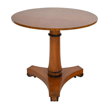 Antique Biedermeier Pedestal Table | Work of Man