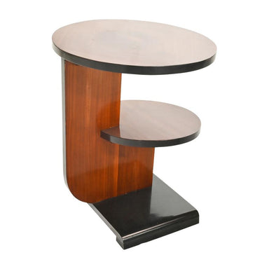 Vintage 1930's French Art Deco Bauhaus Inspired Side Table | Work of Man