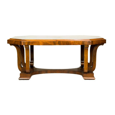 Vintage French Art Deco Rosewood Dining Table | Work of Man