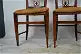 AF2-028: ANTIQUE SET OF 4 EARLY 19TH CENTURY AMERICAN FEDERAL CARVED OAK DINING CHAIRS