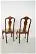 AF2-029: ANTIQUE PAIR OF 18tH CENTURY DUTCH MARQUETRY SIDE CHAIRS