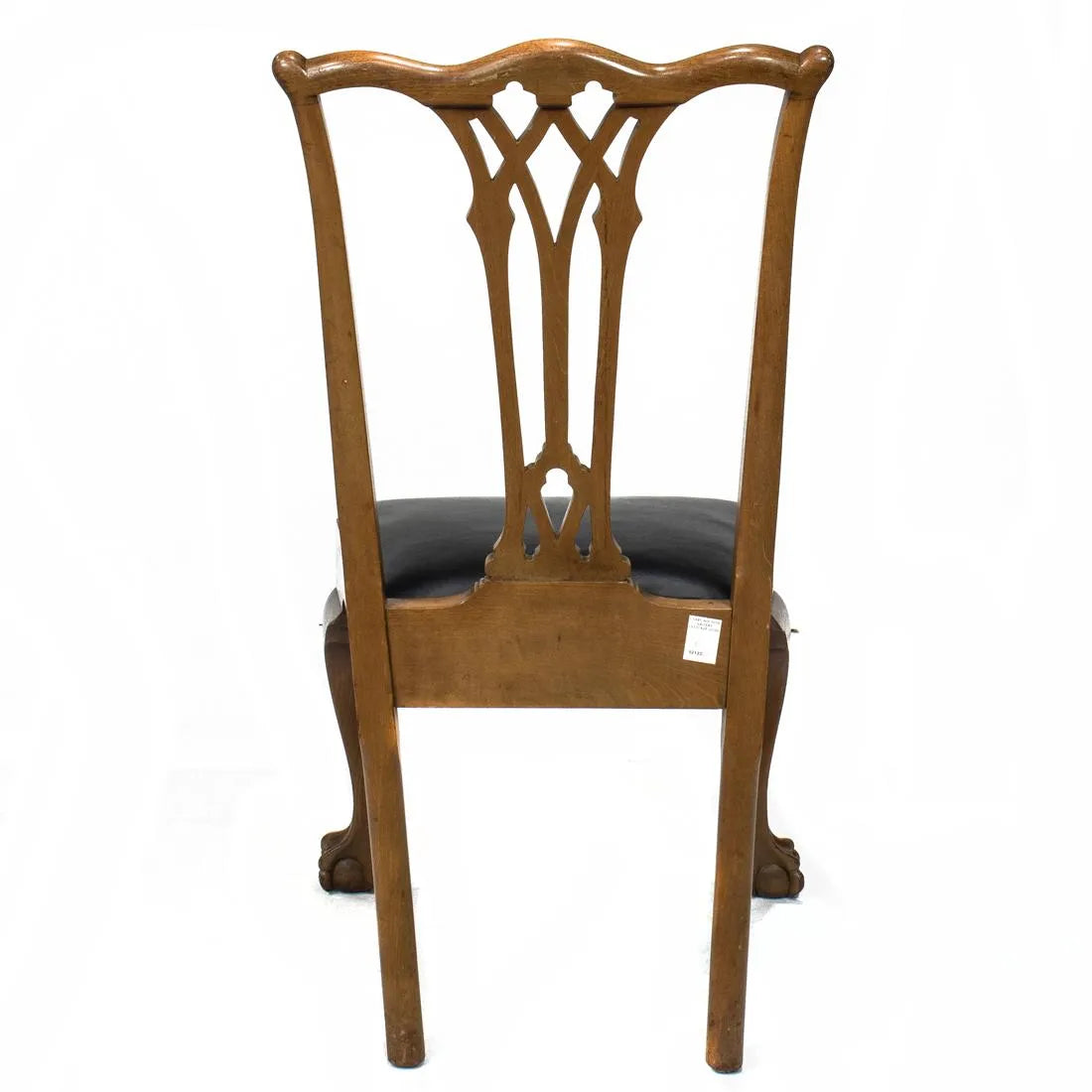 AF2-268: Antique Assembled Set of 8 Early 19th C English Chippendale Style Mahogany Dining Chairs