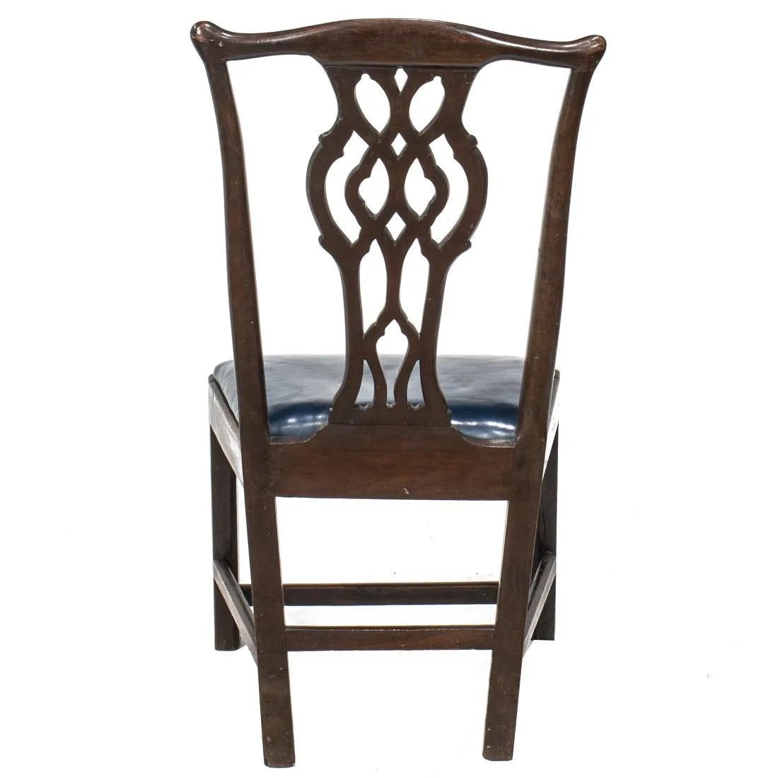 AF2-005: ANTIQUE ASSEMBLED SET OF 12 EARLY 19TH CENTURY ENGLISH MAHOGANY CHIPPENDALE STYLE DINING CHAIRS