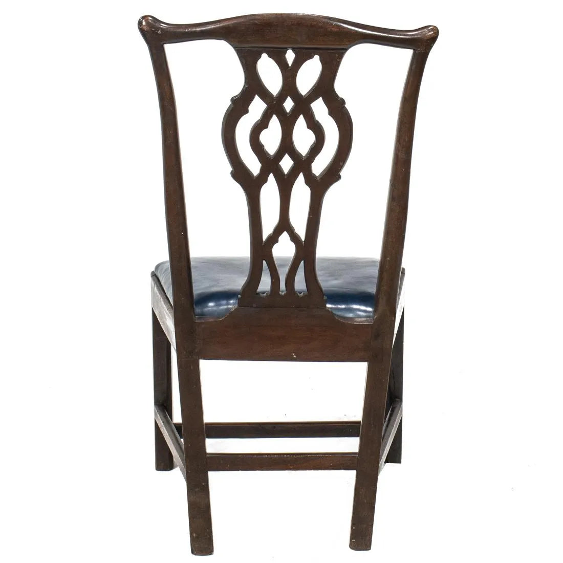 AF2-005: Assembled Set of 12 Antique Early 19th Century English Mahogany Chippendale Style Dining Chairs