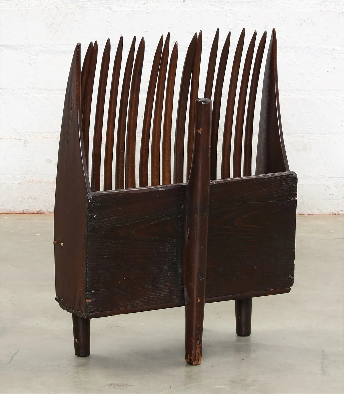 CR9-010: 18th Century American Walnut Cranberry Rake Transposed To a C ...