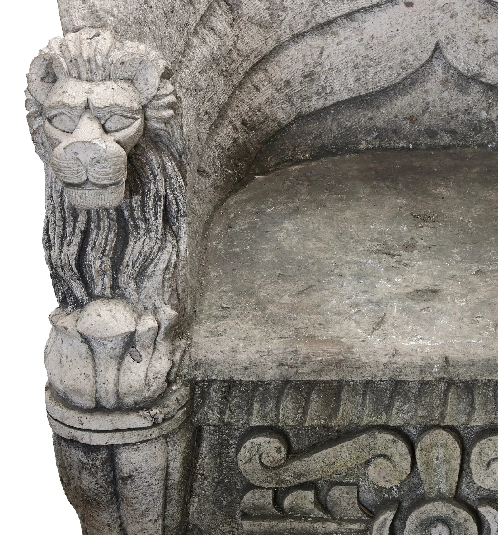AA4-004: Pair of Elizabethan Style Carved Limestone Garden Seats