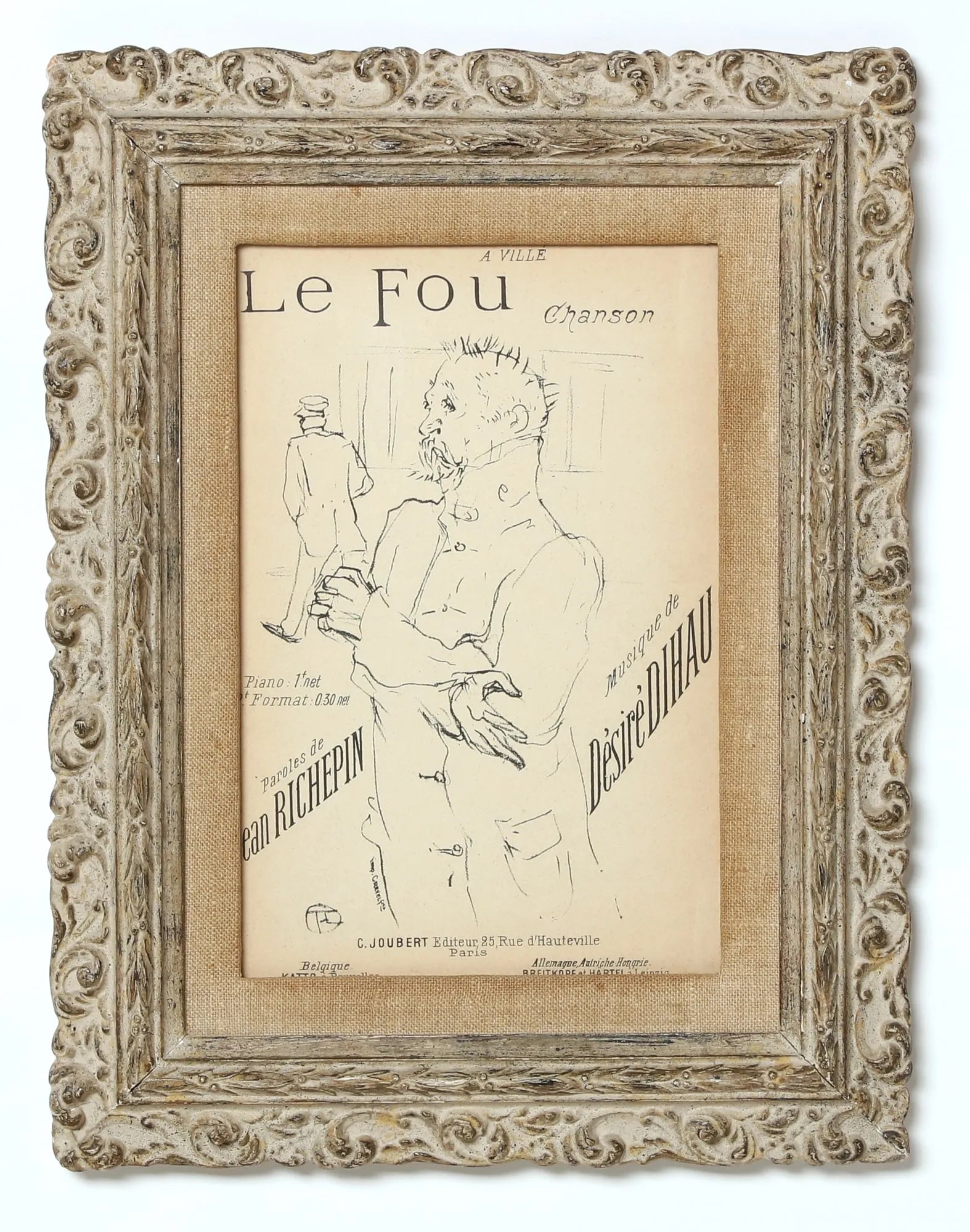 Circa 1895 - Henri de Toulouse Lautrec, La Fou, Lithograph La Fou | Work of Man
