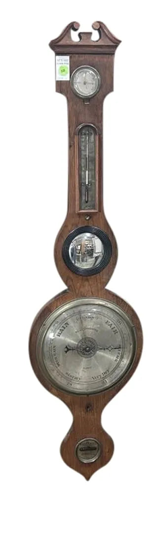 TK5-010: Early 19th Century English Rosewood Banjo Barometer