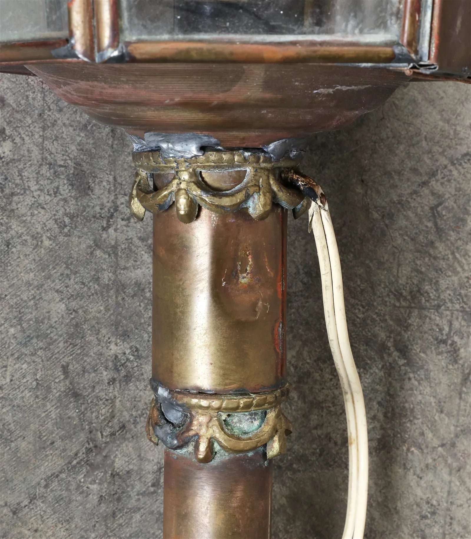 AL3-006: Pair of Early 19th Century American Federal Coach Lanterns Converted to Electric Outdoor Sconces