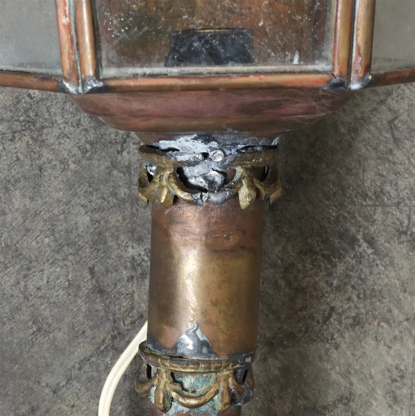 AL3-006: Pair of Early 19th Century American Federal Coach Lanterns Converted to Electric Outdoor Sconces