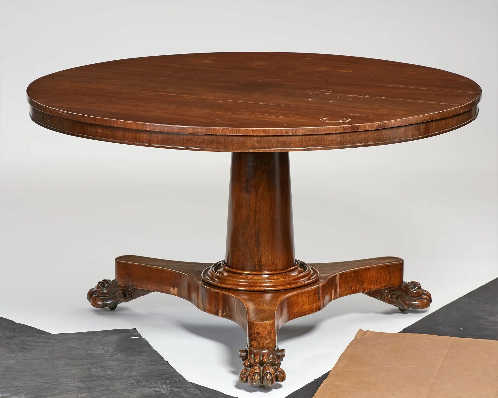 AF1-002  Antique Early 19th Century English William IV Rosewood Breakfast or Center Table