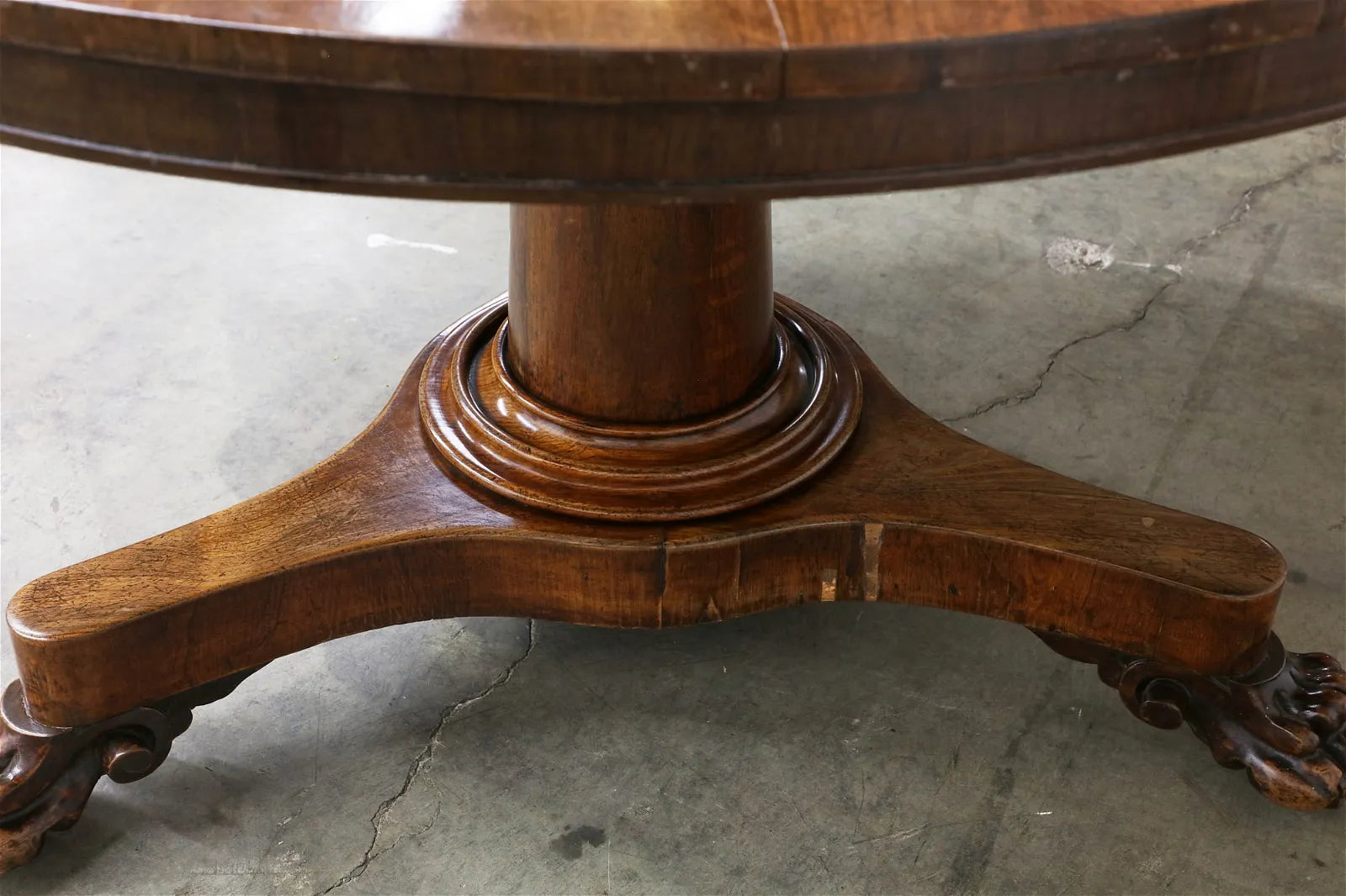 AF1-002  Antique Early 19th Century English William IV Rosewood Breakfast or Center Table