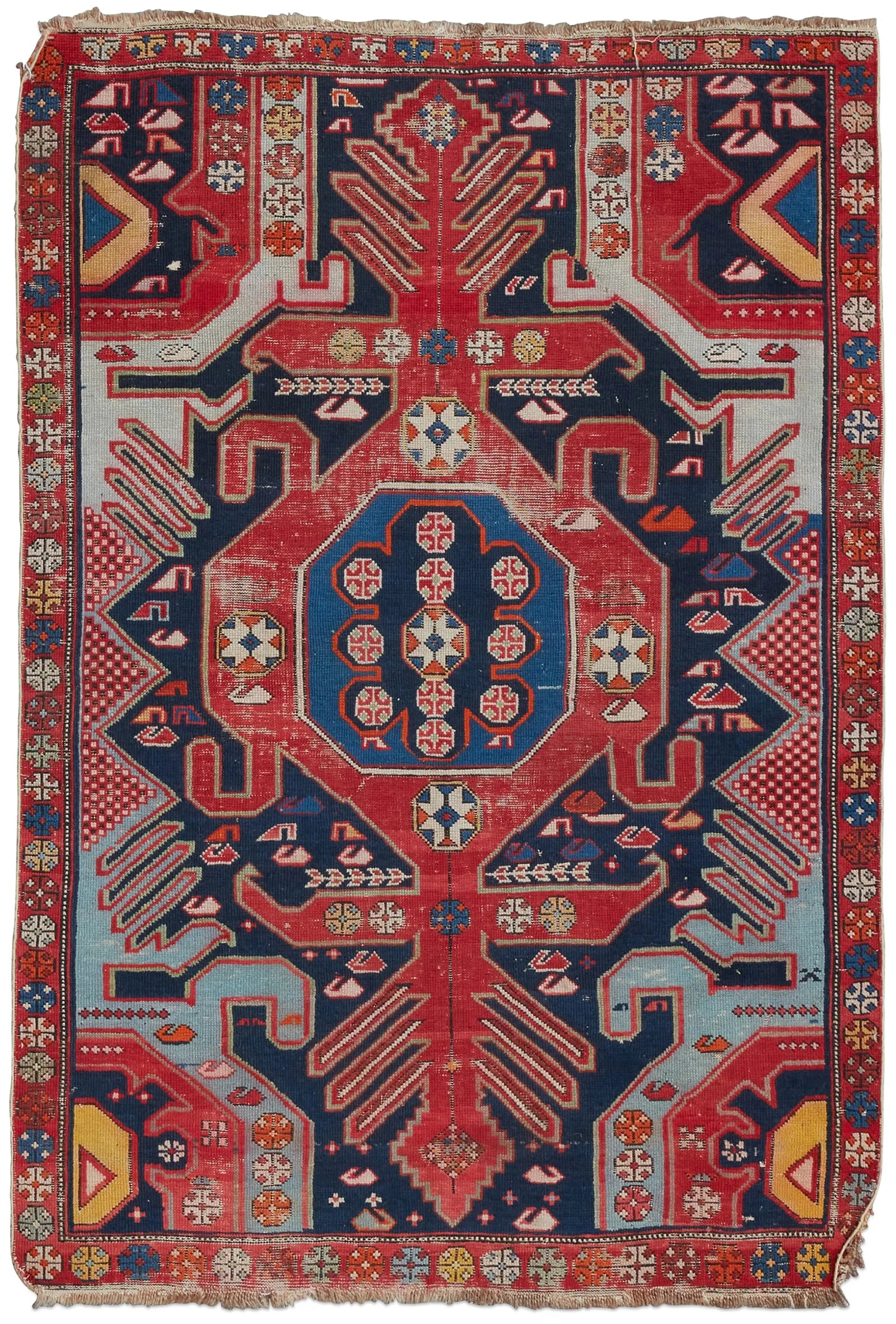OR8-002: Antique Shriven Rug - East Caucasus - Circa 1900