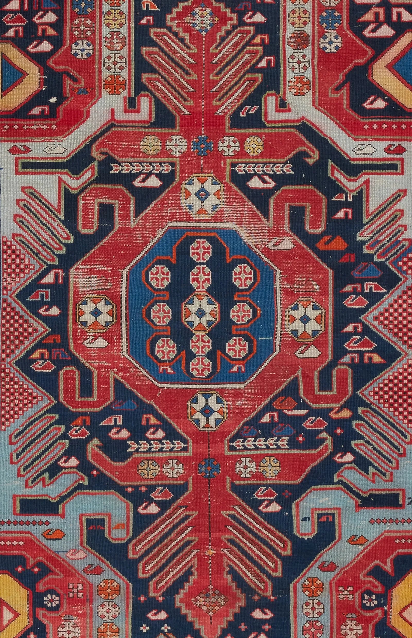 OR8-002: Antique Shriven Rug - East Caucasus - Circa 1900