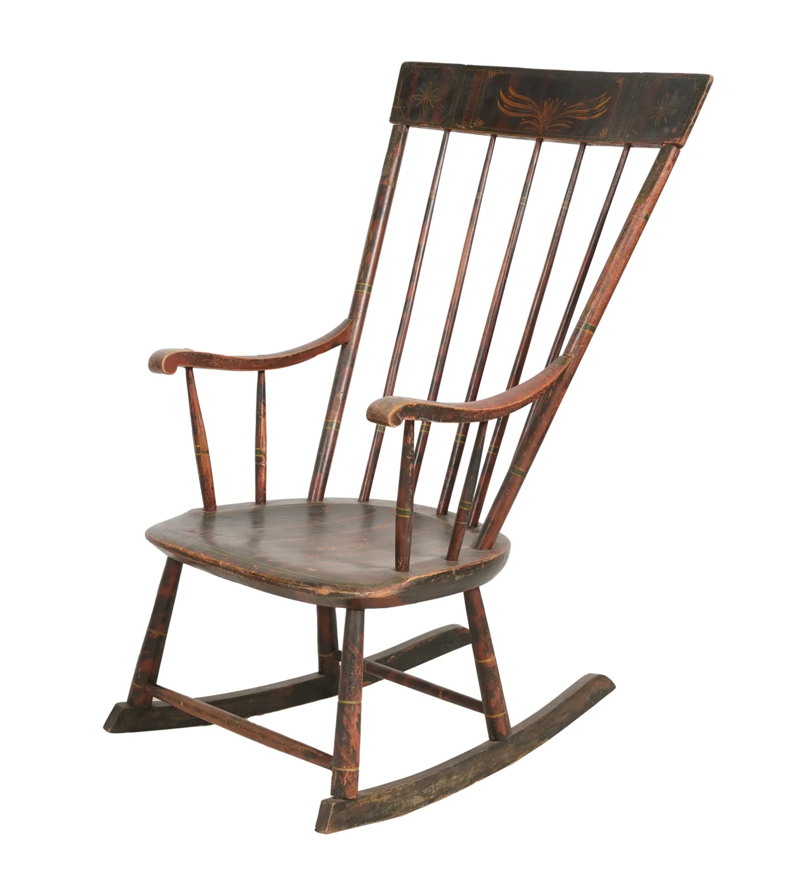 Antique American Colonial Rocking Chair | Work of Man