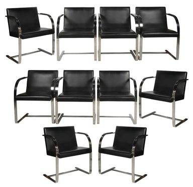 Vintage Mies Van Der Rohe Brno Flat Bar Chairs | Work of Man