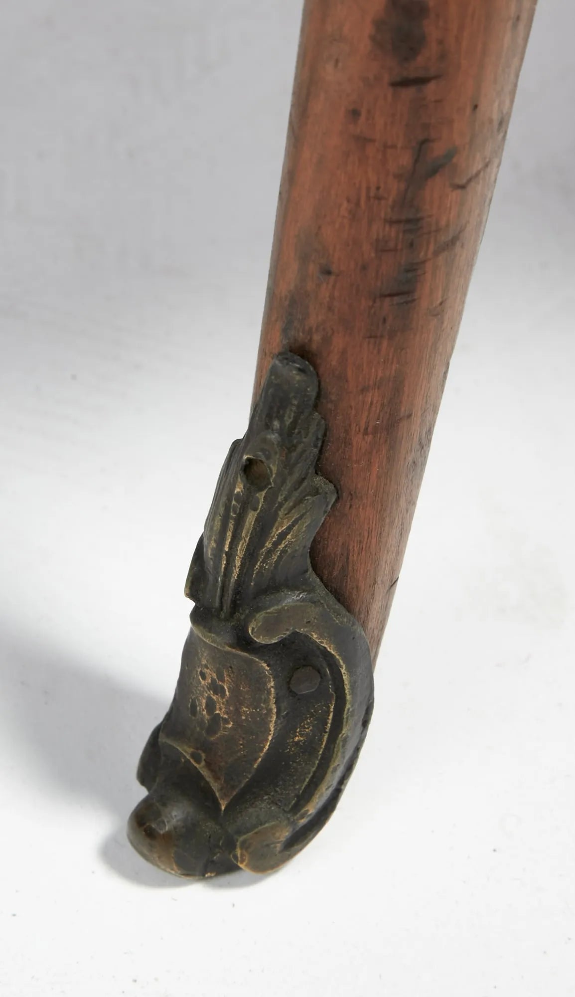 AF1-403: Antique Pair of Late 18th Century Continental Louis XV Style Inlaid Marquetry Fruitwood & Walnut Side Tables