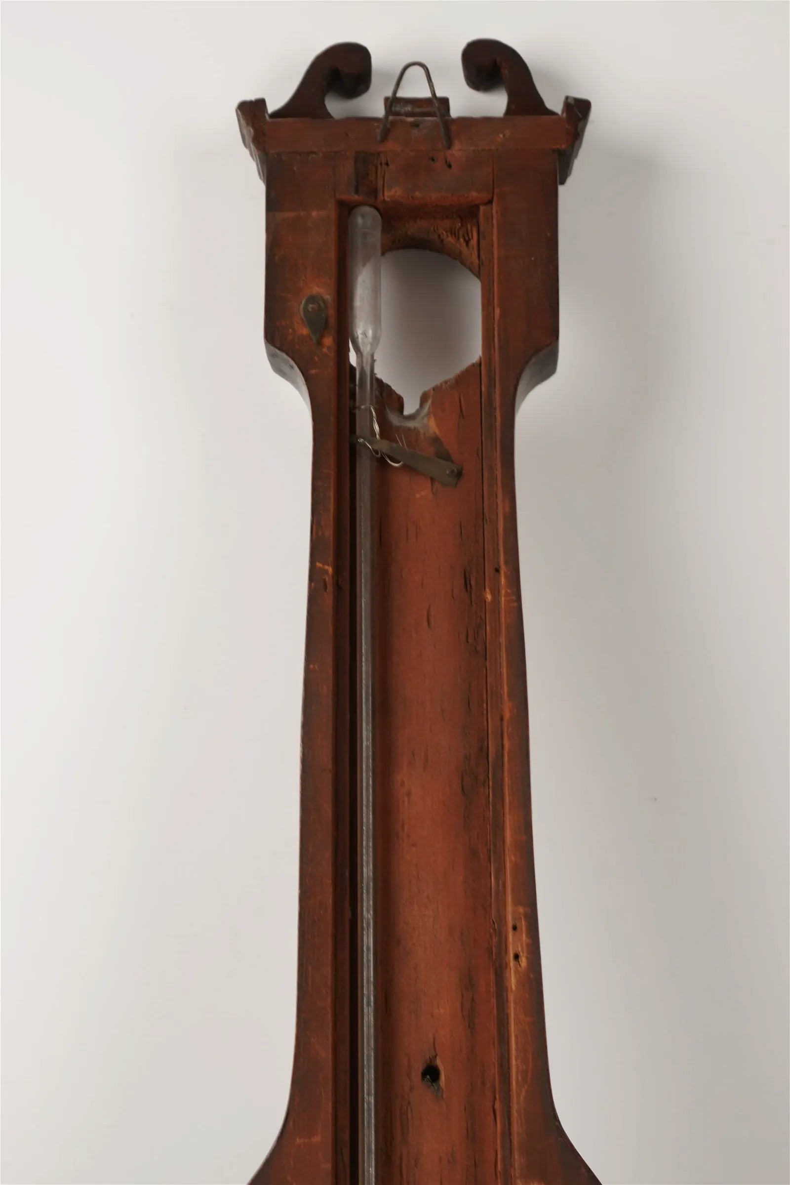 TK5-009: Early 19th Century English Regency Rosewood Wheel Barometer - Signed I. Sordelli