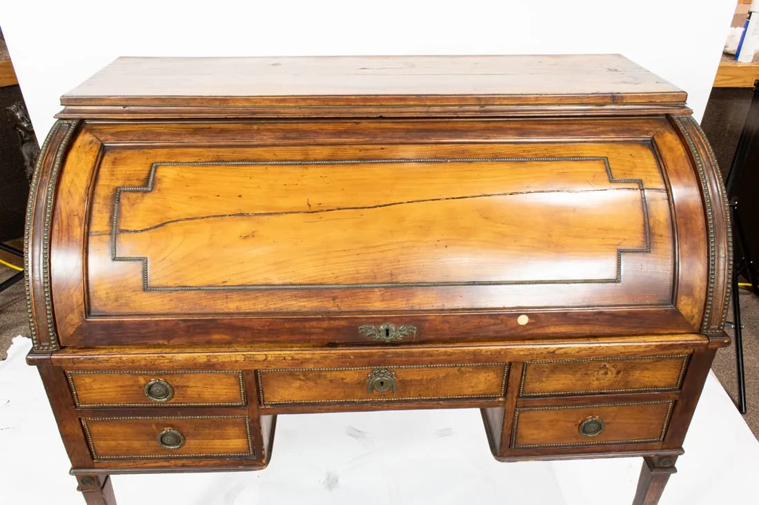 AF5-002: Antique French Louis XVI Cylinder Desk - Late 18th Century