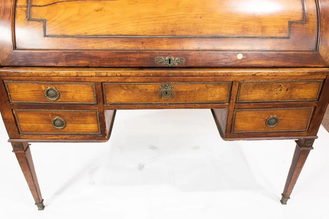 AF5-002: Antique French Louis XVI Cylinder Desk - Late 18th Century