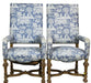 Antique French Louis XIV Hall / Throne Chairs | Work of Man