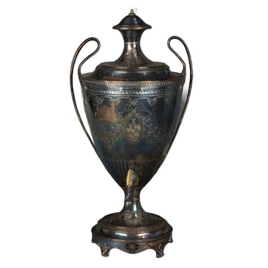 Circa 1800 English Regency Sheffield Plate Hot Water Urn