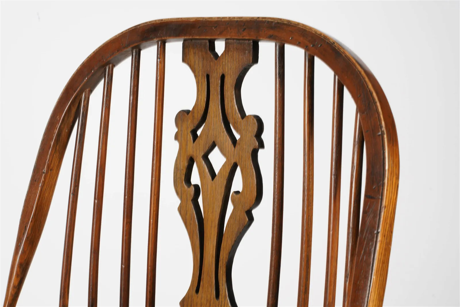 AF2-053: 19th Century Oak Windsor Hoop Back Armchair