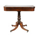 Circa 1820 English Regency Mahogany Fold Over Card Table  | Work of Man