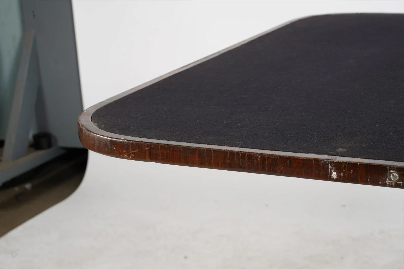 AF1-043: Antique English Regency Rosewood Brass Inlay Card Table Early 19th Century