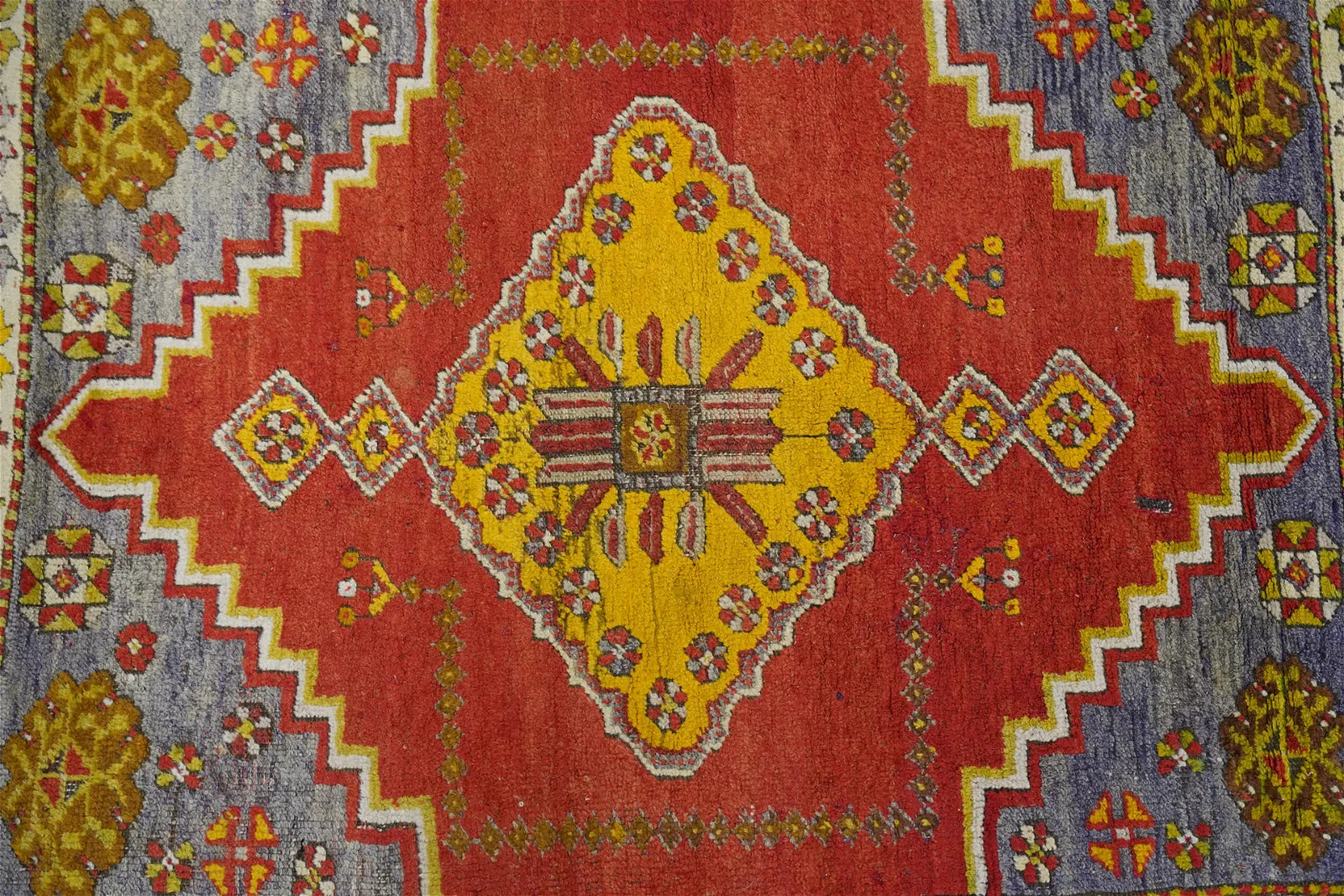 OR7-006: 20th Century Turkish Oushak Hand Tied Rug