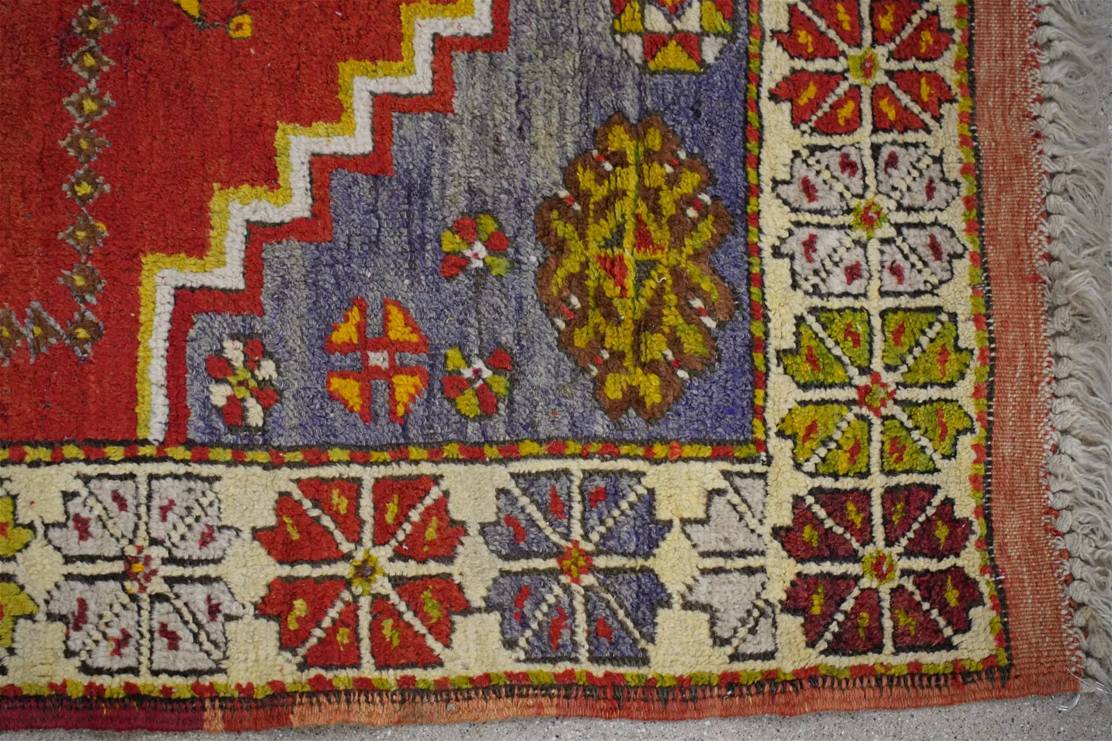 OR7-006: 20th Century Turkish Oushak Hand Tied Rug