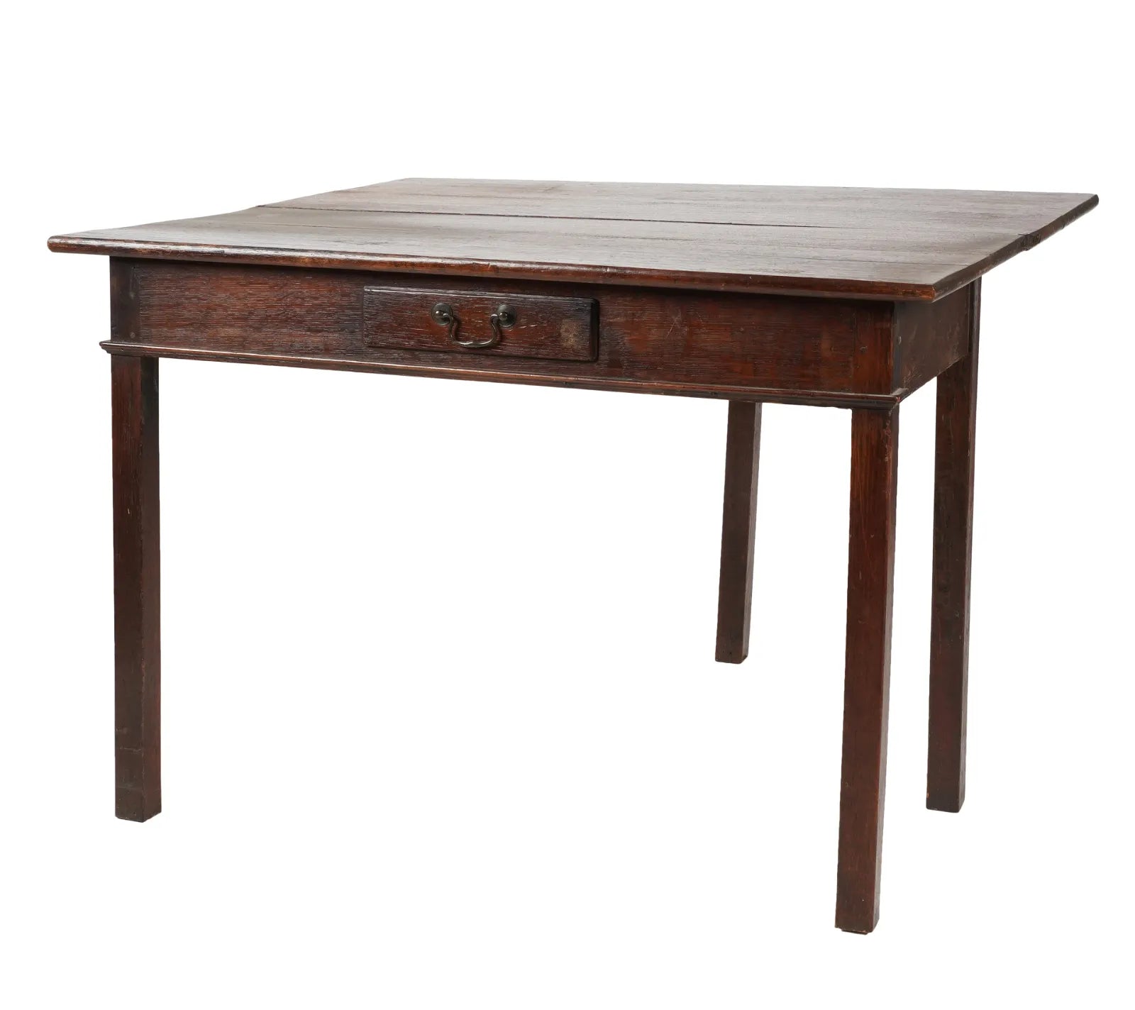 AF1-004: Late 18th Century English Georgian Oak Flip Top Table