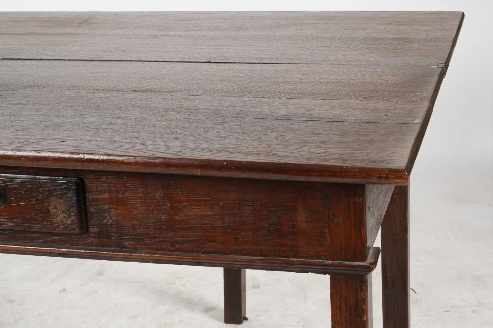 AF1-004: Late 18th Century English Georgian Oak Flip Top Table