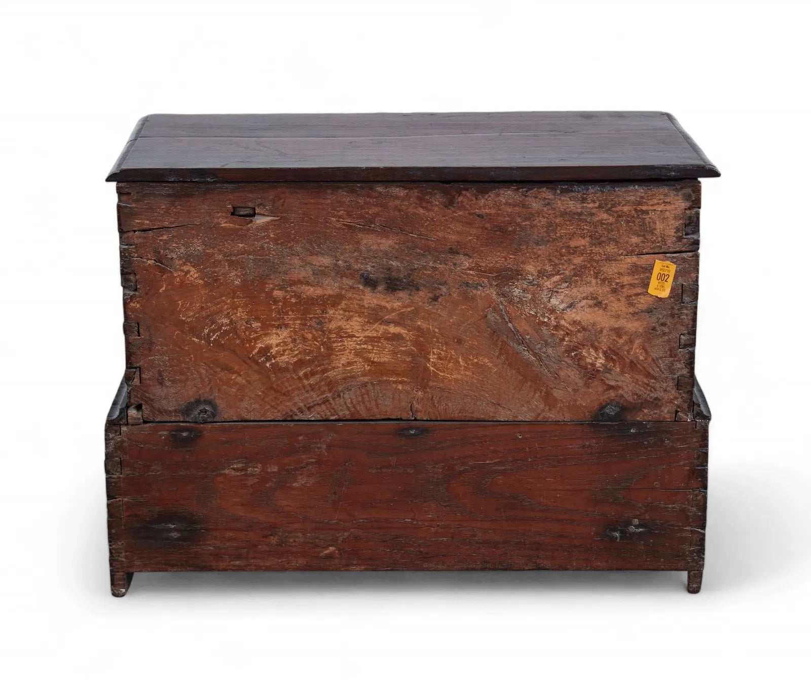 AF4-029: Late 18th Century Georgian Diminutive Oak Mule Chest