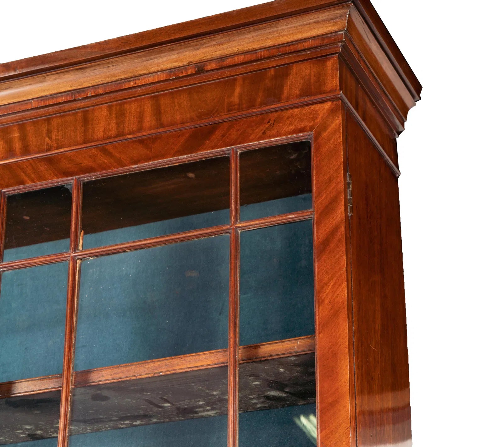 AF5-033: Late 18th Century Georgian Mahogany Bureau Bookcase