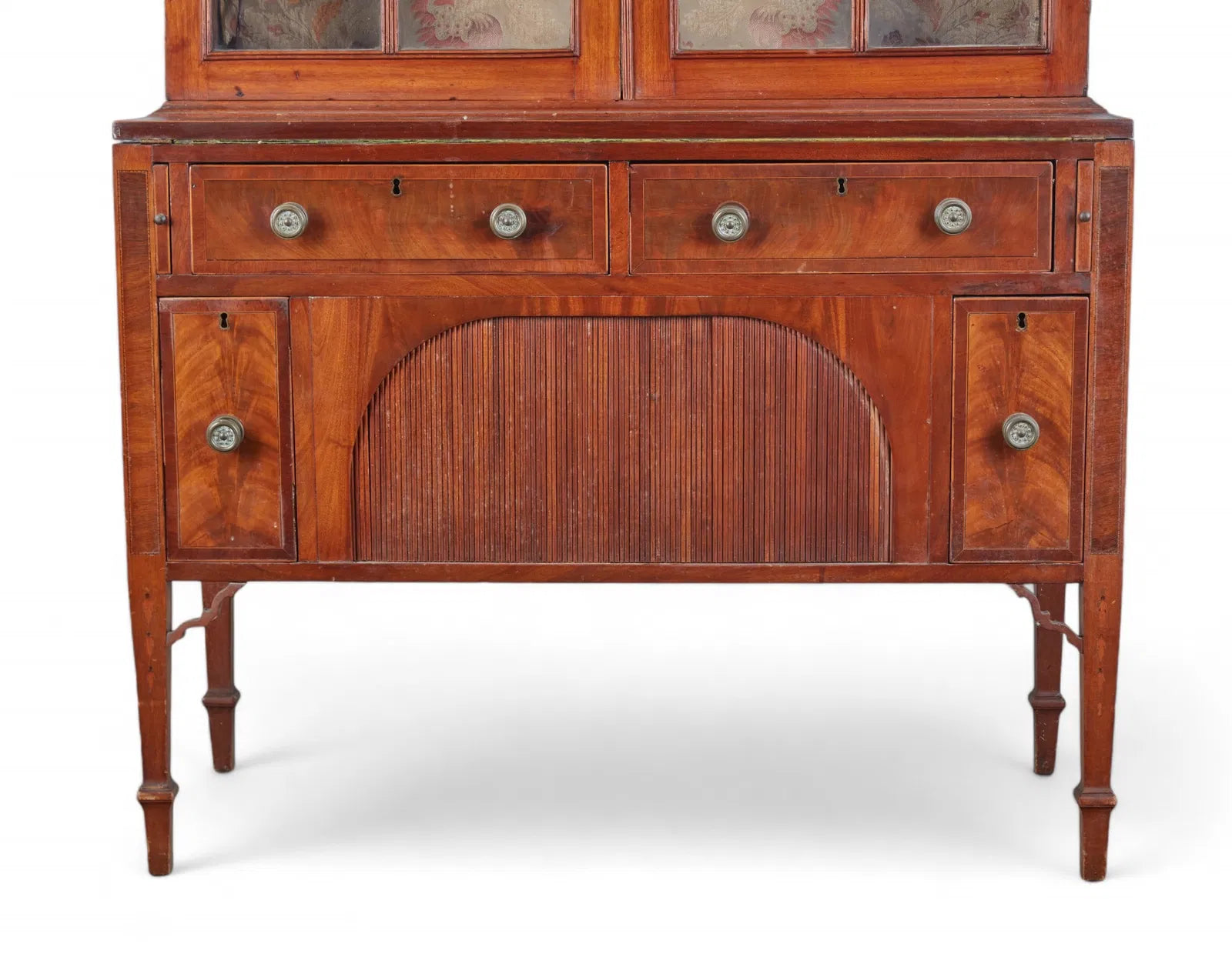 AF5-038: Antique Late 18th Century American Federal Massachusetts Mahogany Secretary