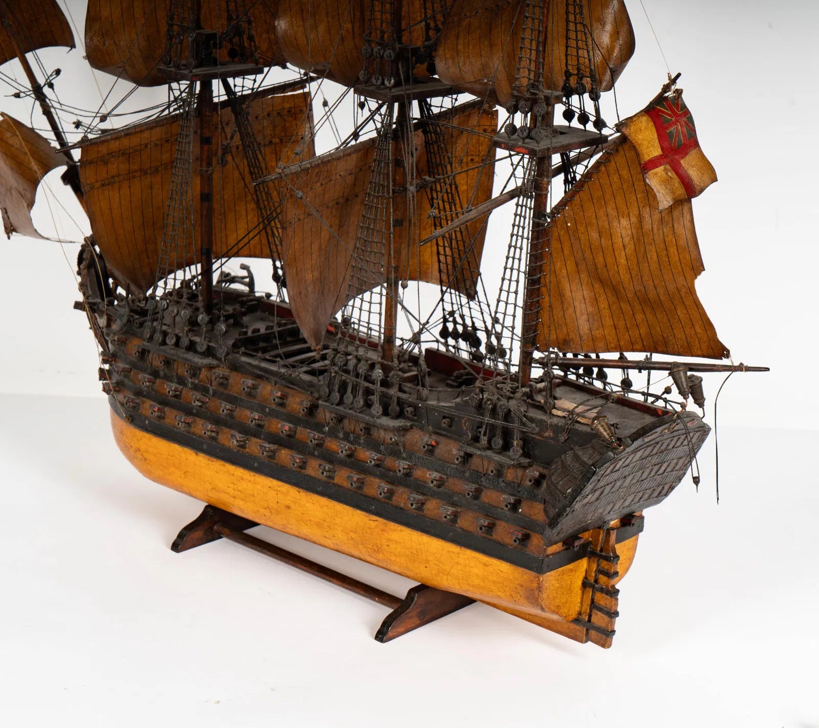 CR2-040: 19th Century Wooden Model of Admiral Lord Nelson Ship HMS Victory