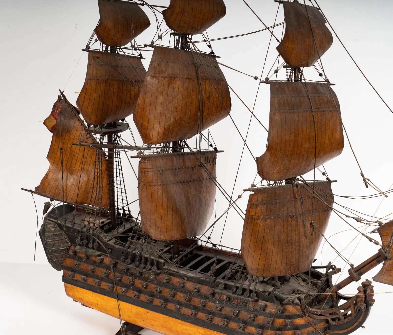 CR2-040: 19th Century Wooden Model of Admiral Lord Nelson Ship HMS Victory