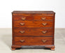 Late 18th Century English George III Mahogany Chest of Drawers | Work of Man