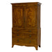 Antique  English Regency Mahogany Linen Press | Work of Man