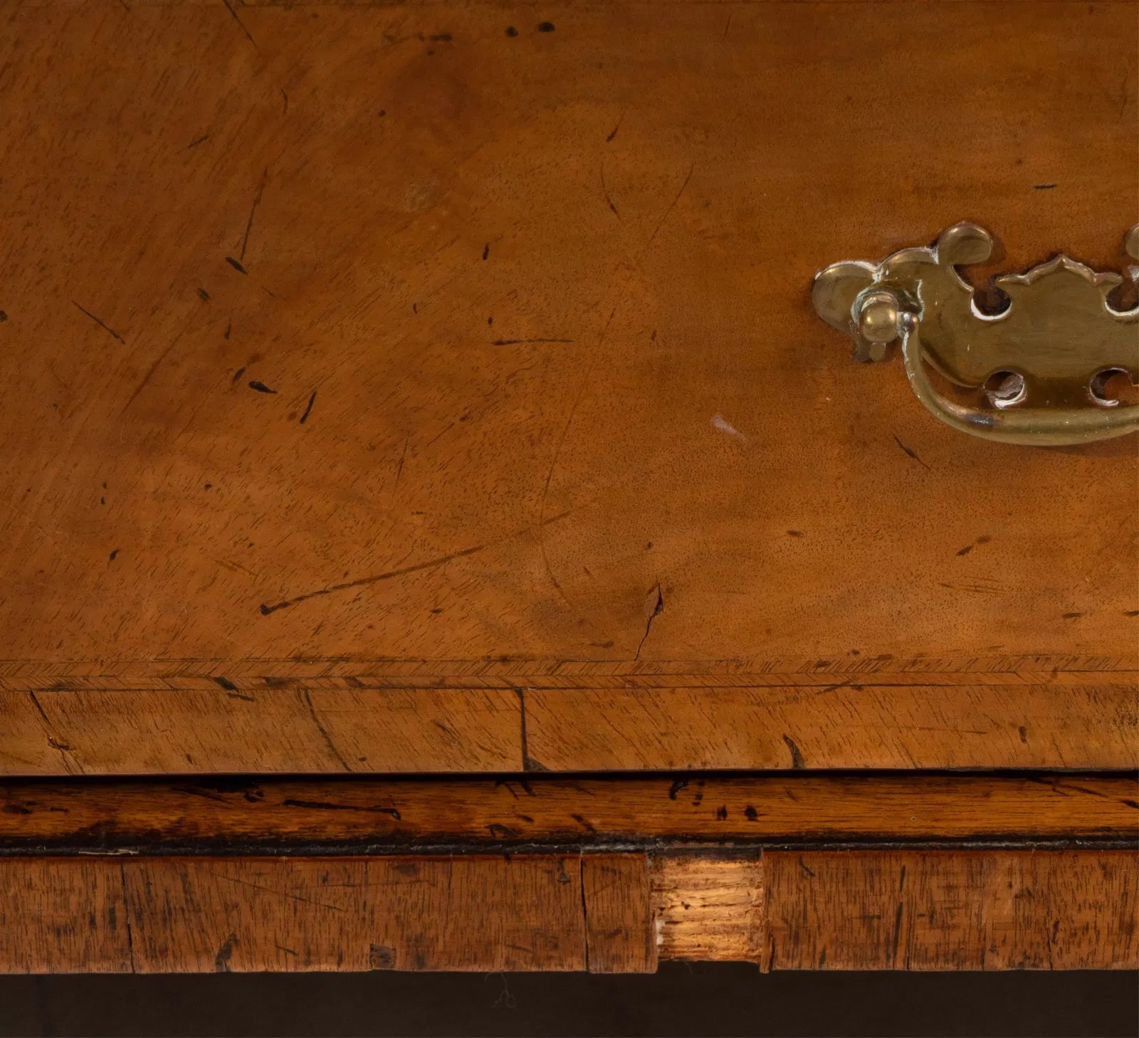 AF4-038: Antique Late 18th Century Georgian Walnut Chest on Chest