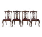 Antique Early 20th C Chippendale Style Dining Chairs  | Work of Man