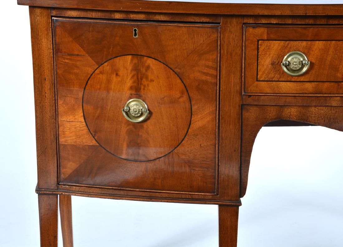 AF3-334: Antique Early 19th Century American Federal Hepplewhite Mahogany Sideboard