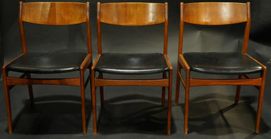 Vintage Mid Century Danish Modern Teak Dining Chairs | Work of Man