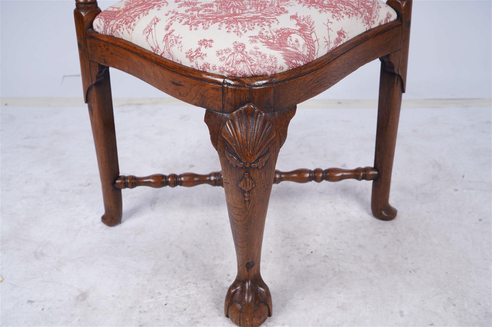 AF2-010: ANTIQUE LATE 18TH CENTURY ENGLISH GEORGIAN MAHOGANY CORNER ARMCHAIR