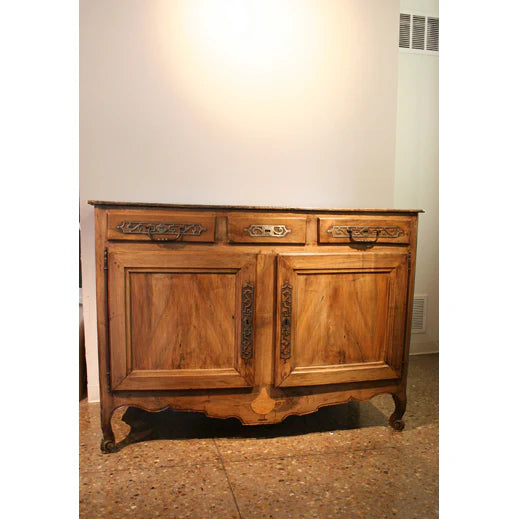 AF3-158: Antique Early 19th Century Country French Walnut Buffet