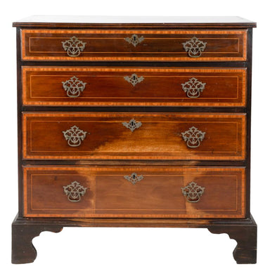 ANTIQUE GEORGE III MAHOGANY CHEST | Work of Man
