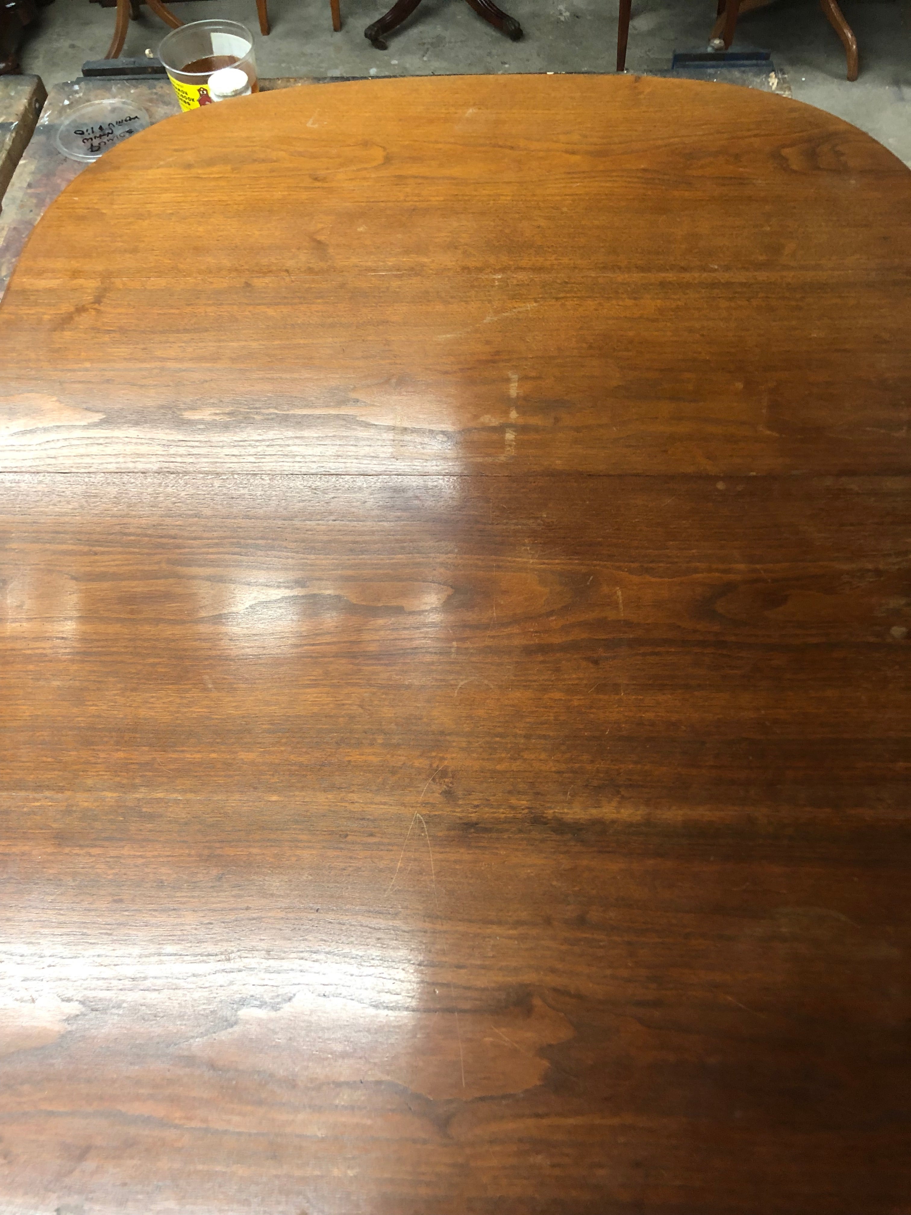 AF1-123: ANTIQUE CIRCA 1880 AMERICAN VICTORIAN WALNUT EXTENSION DINING TABLE