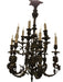 Antique 19th Century Neoclassical Brass Chandelier | Work of Man