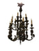 Antique 19th Century Neoclassical Brass Chandelier | Work of Man